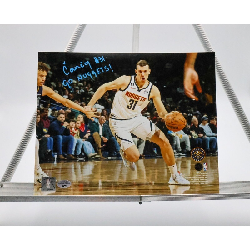 Vlatko Cancar Denver Nuggets Autographed 8×10 Photo LSM COA