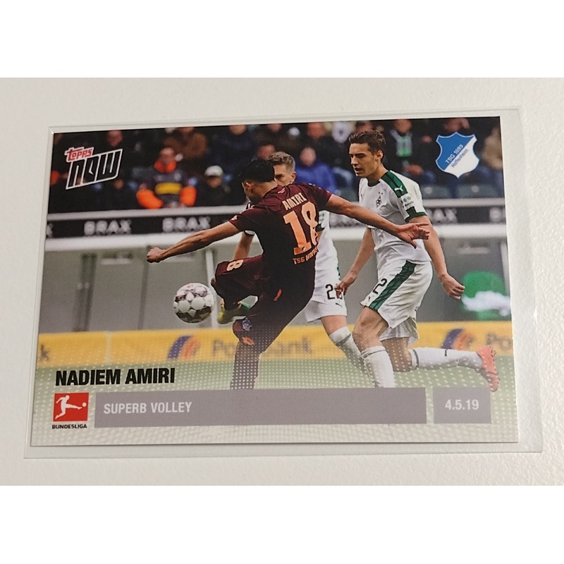 2018-19 Topps Now Bundesliga #117 Nadiem Amiri Trading Card