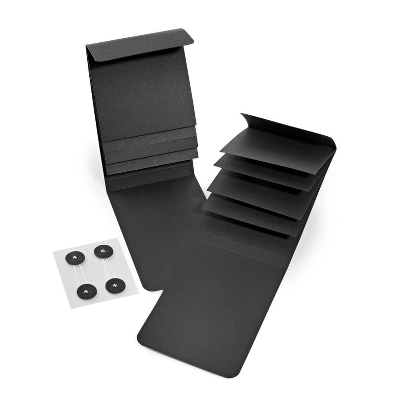 49 And Market Create-An-Album Waterfall Enclosure Set 4X6 Black