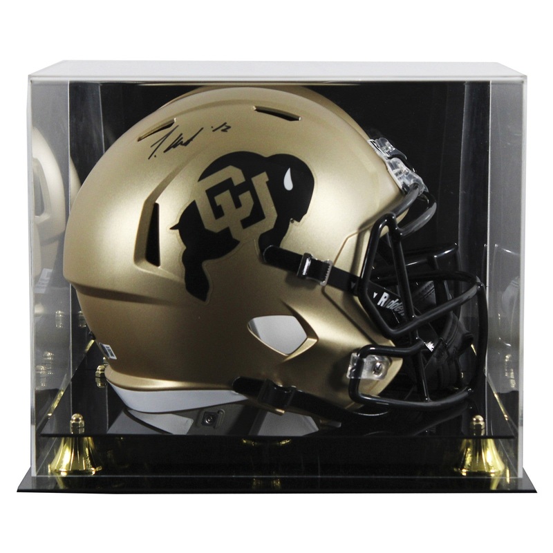 Colorado Travis Hunter Signed Full Size Speed Rep Helmet W/ Case BAS Witnessed