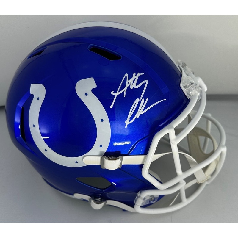 Colts ANTHONY RICHARDSON Signed Full Size FLASH Replica Speed Helmet AUTO – FAN