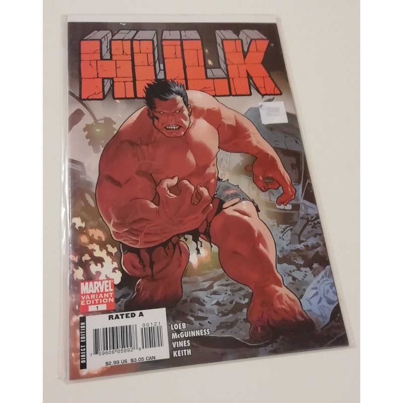 Hulk #1 NM Daniel Acuna 1/20 Variant