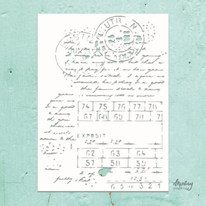 Mintay Kreativa – 6 x 8 Stencil – Mixed 1