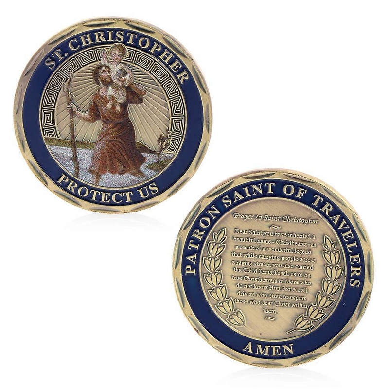 St. Christopher Commemorative Coin Husband Father Grandfather Souvenir