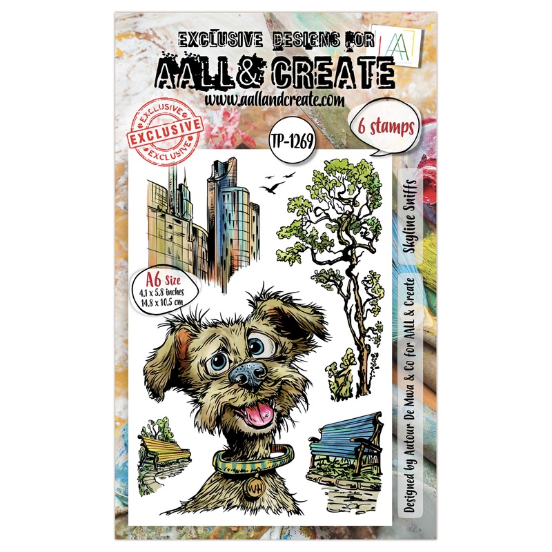 #1269 – A6 Stamp Set – Skyline Sniffs