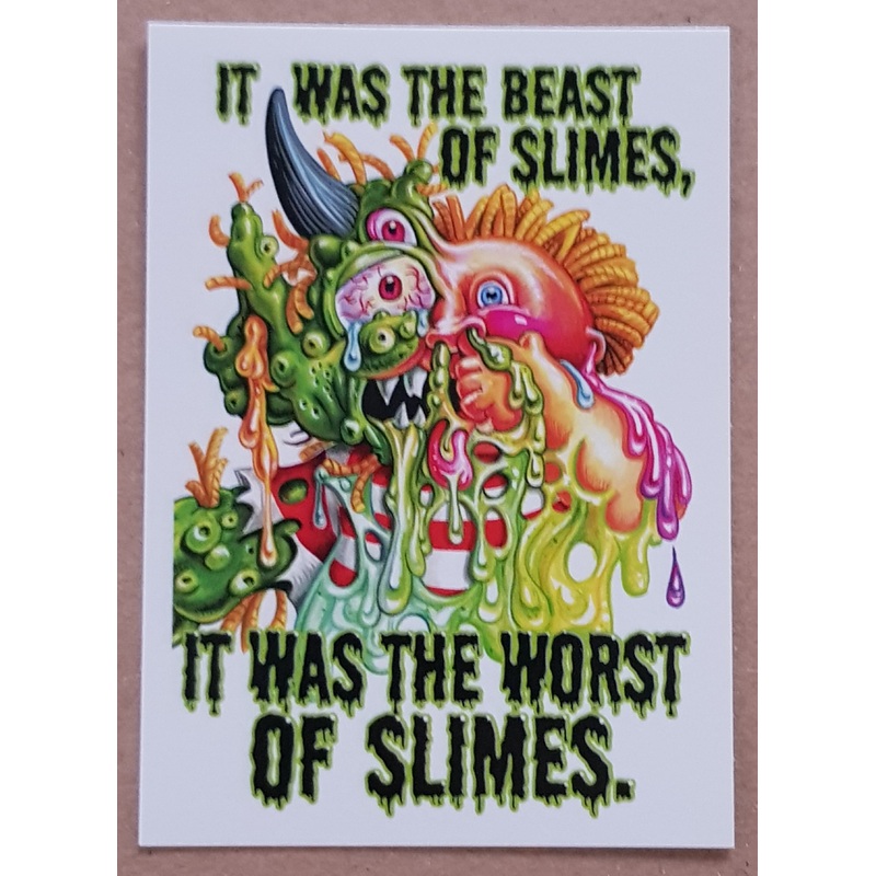 2022 Garbage Pail Kids Book Worms Semi Colin Book Marked #BM-1 Trading Card Insert