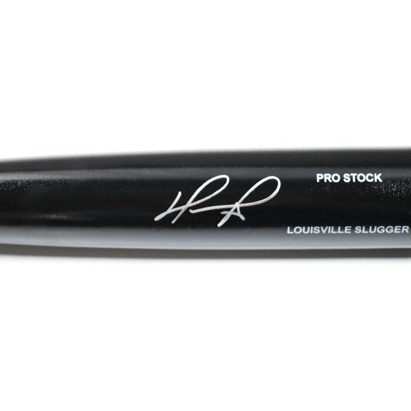 David Ortiz Signed Black Louisville Slugger Pro Baseball Bat-Beckett W Hologram