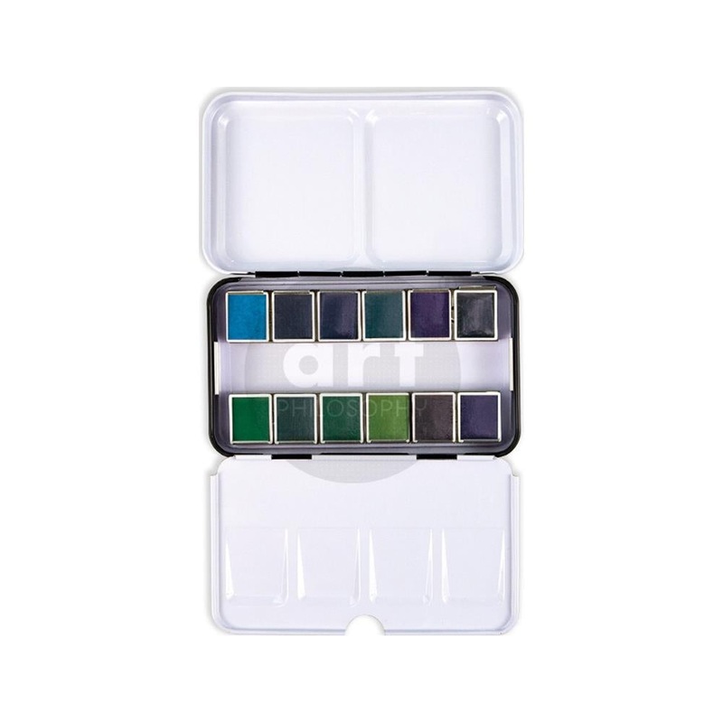 Prima Watercolor Confections Watercolor Pans 12/Pkg Currents