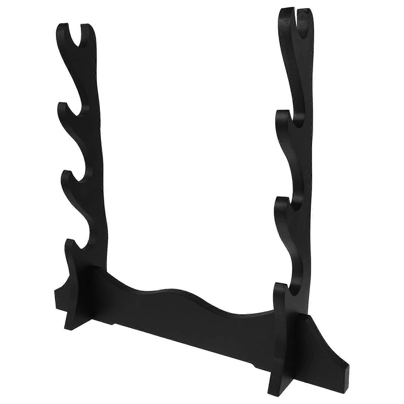 Reliable Flute Holder Multilayer Sword Rack Easy Assembly Sturdy Display Stand for Household