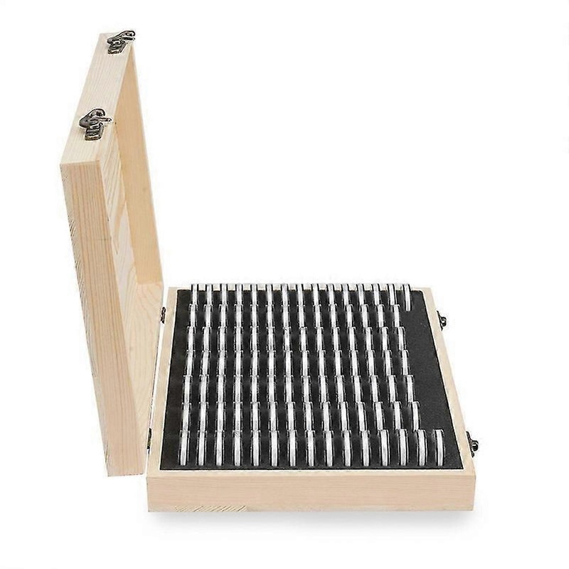 Wooden Coins Display Storage Box Case for Certified Coin Handcrafted