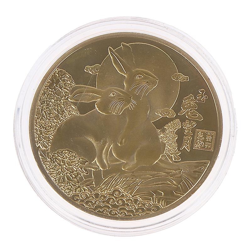 2023 New Year Of The Rabbit Commemorative Coins Chinese Zodiac Medals Gift Coins
