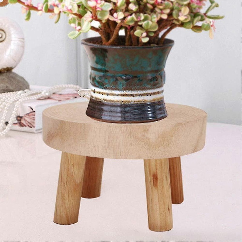 2025 Mini Wooden Stool Display Stand Modern for Indoor Use