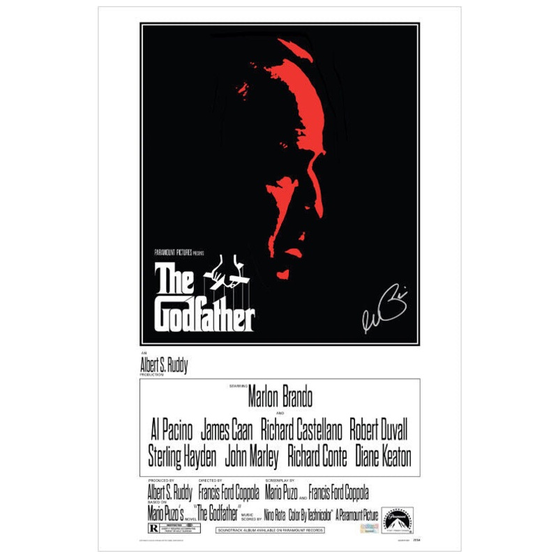 Al Pacino Autographed 1972 The Godfather 16×24 Movie Poster * Don Corleone!