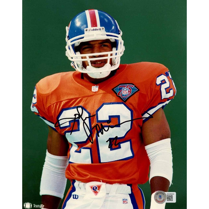Alton Montgomery Autographed Denver Broncos 8×10 Photo Beckett 51082