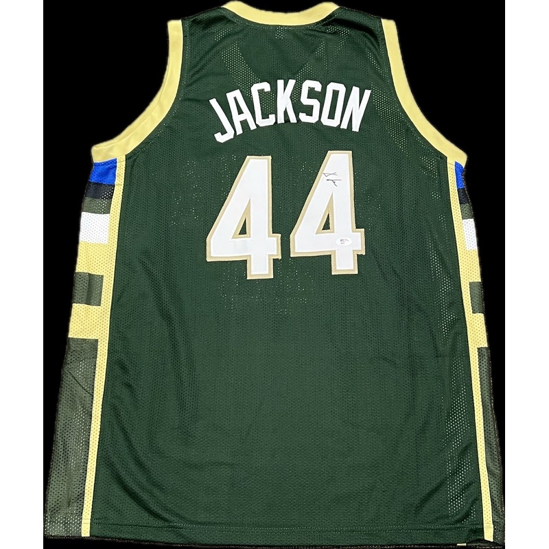 Andre Jackson Signed Jersey PSA Milwaukee Bucks Autographed