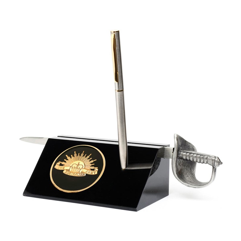 Army Sword Desk Set