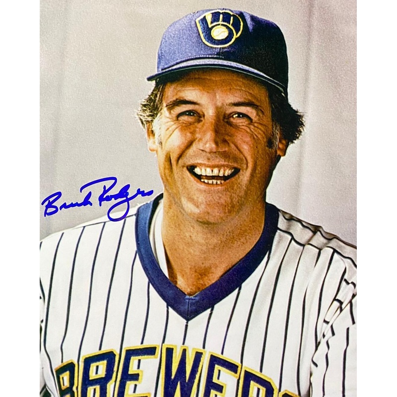 Brewers Managers BUCK RODGERS Signed 8×10 Photo #2
