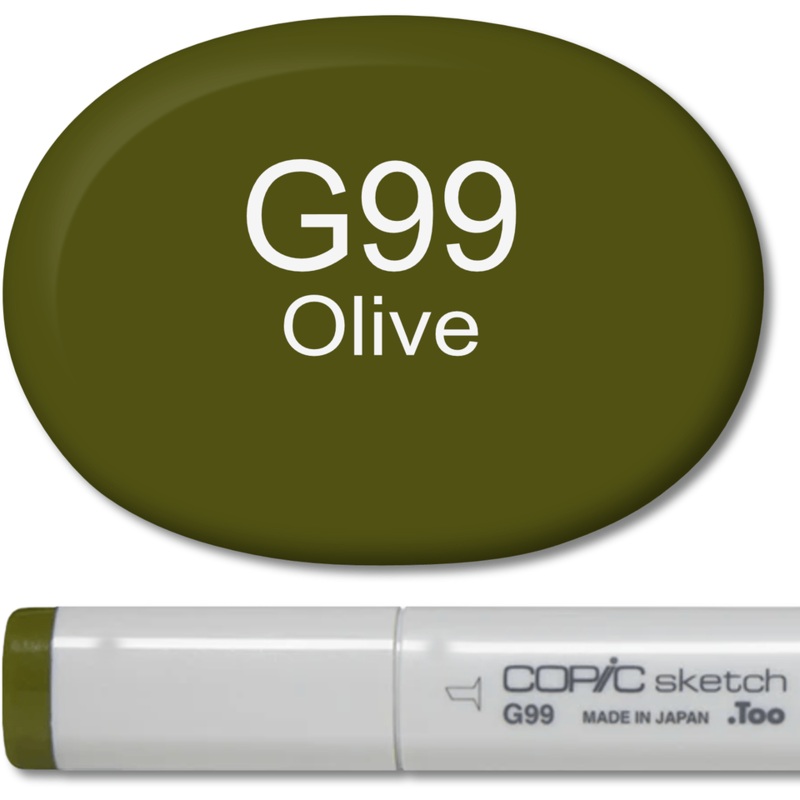 Copic Sketch Marker – G99 Olive