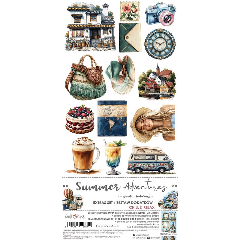 Craft O’Clock – Extras Set, Summer Adventures – Flowers