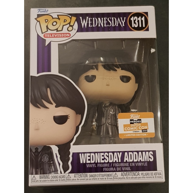 Funko Pop! Wednesday Adams #1311 HDCC 2023 Limited Metallic Edition Vinyl Figure