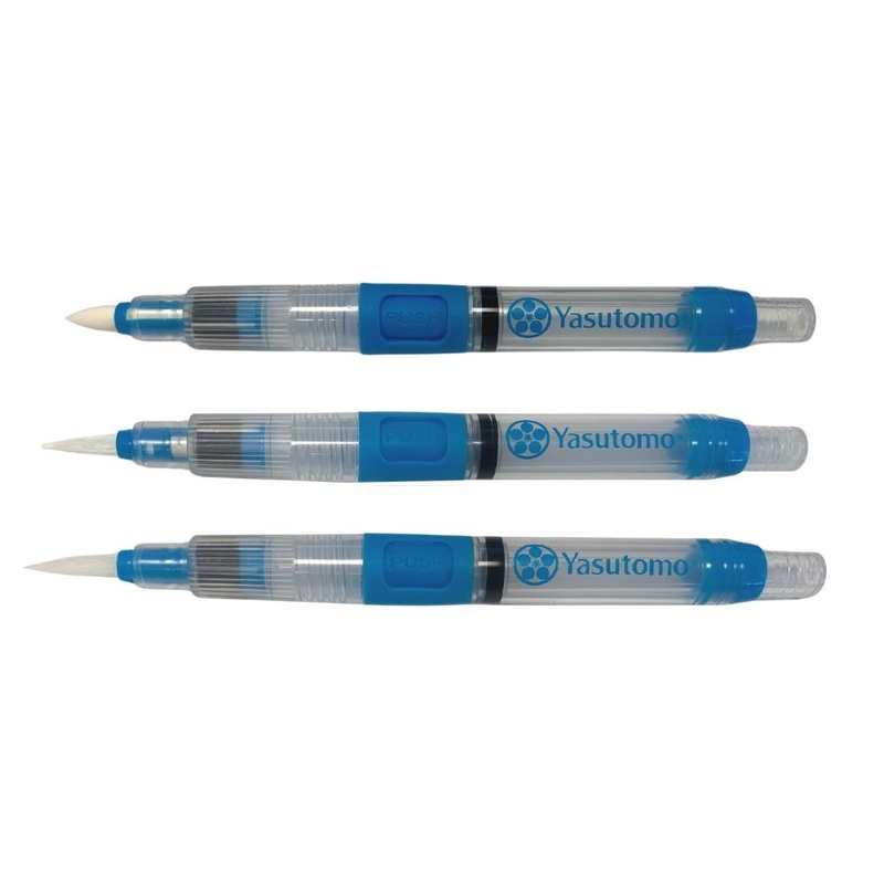 Niji Waterbrush Set 3/Pkg (Contains – KWB09, KWB12 & KWB15)