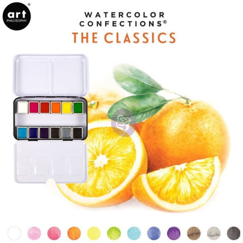 Prima Watercolor Confections – The Classics 12/Pkg