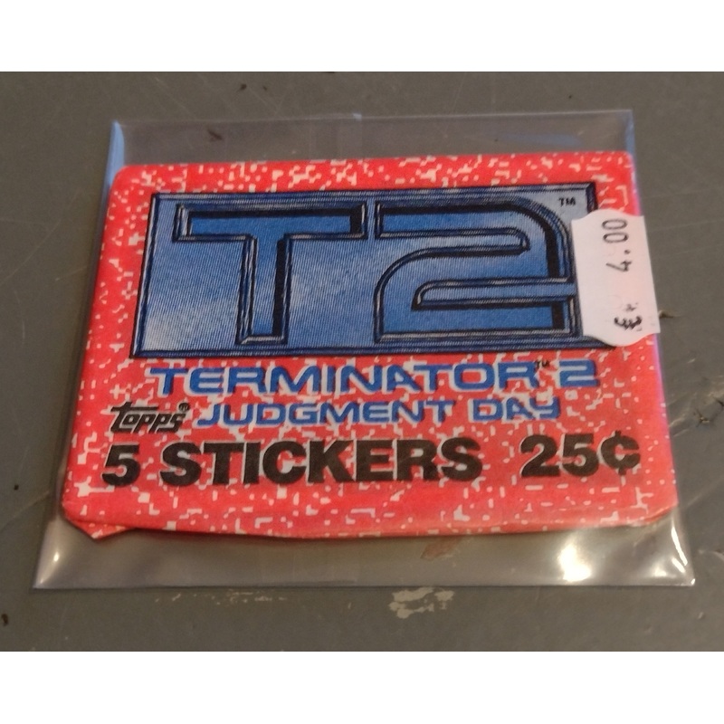Terminator 2 Judgement Day Stickers Wax Pack