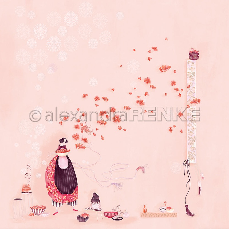 Alexandra Renke 12×12 Design Paper Lisas Figurines Flower Magic 200g – 1 pc