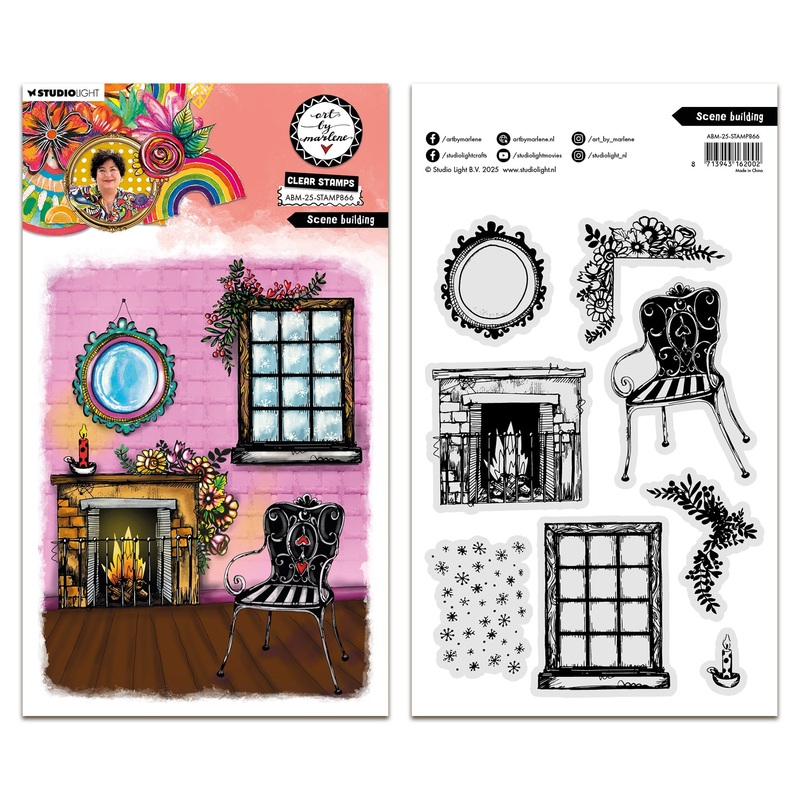 Art By Marlene Clear Stamp – Scene Building