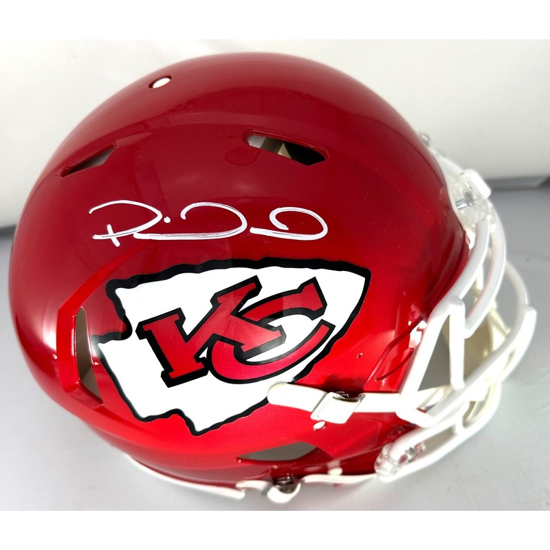 Chiefs PATRICK MAHOMES Signed Full Size Authentic Speed Helmet AUTO – BAS