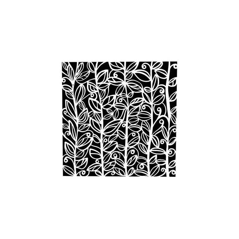 Crafter’s Workshop Template 6X6 Leafy Vines