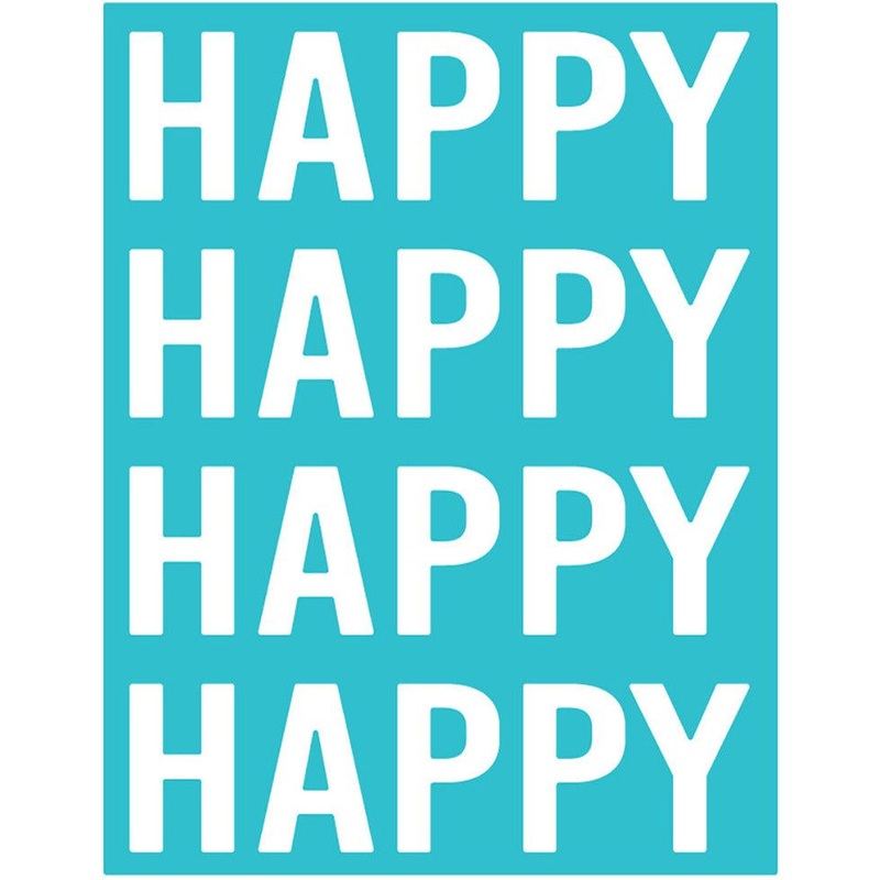 Happy Happy Happy A2 Cover Plate – Honey Cuts Retiring