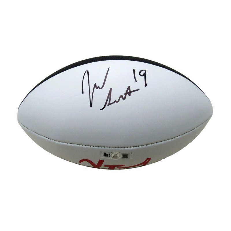 Josh Sweat Signed/Autographed Super Bowl LIX Logo Football Eagles Beckett 193558