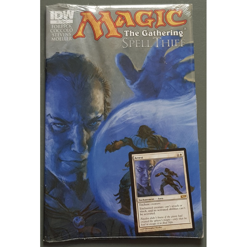 Magic the Gathering the Spell Thief #1 FN/VF (sealed w/ exclusive card)