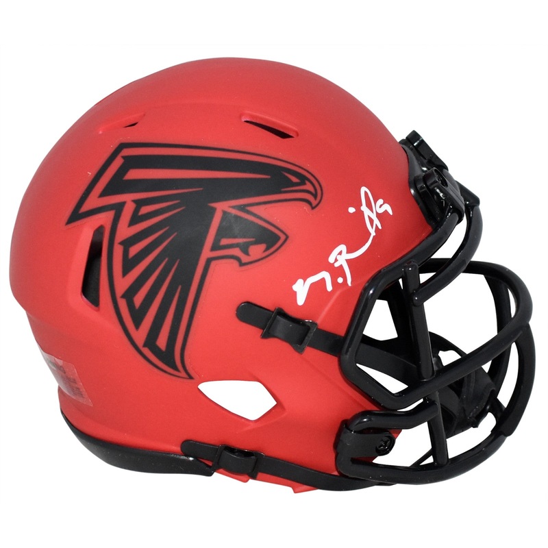 MICHAEL PENIX JR SIGNED ATLANTA FALCONS RAVE SPEED MINI HELMET BECKETT