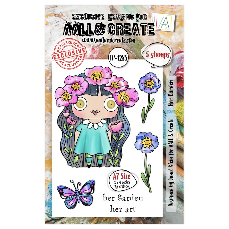 #TP-1285 – A7 Stamp Set – Her Garden
