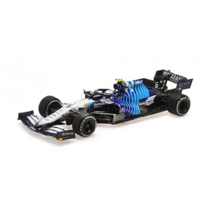 WILLIAMS RACING MERCEDES FW43B – NICHOLAS LATIFI- SAUDI ARABIAN GP 2021  – 1:18 Scale Resin Model Car