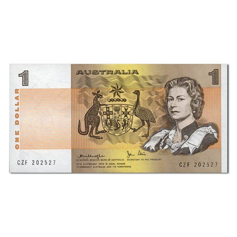 1977 $1 R77 Knight/Stone Uncirculated
