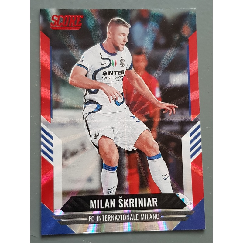 2021-22 Panini Score FIFA Milan kriniar #193 Red Laser Parallel Trading Card