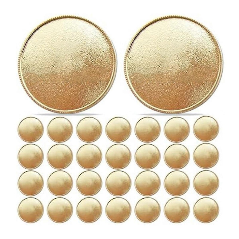 30 Pcs Challenge Coin Blanks Coins Laser Engravable Coin gold