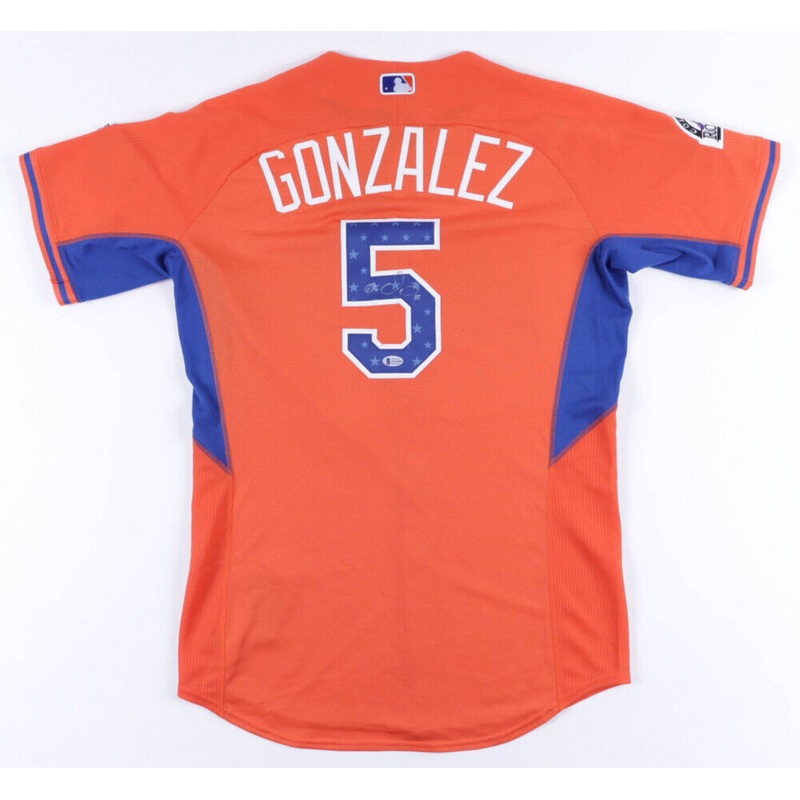 Carlos Gonzalez Signed Colorado Rockies 2013 All Star Jersey (Beckett)