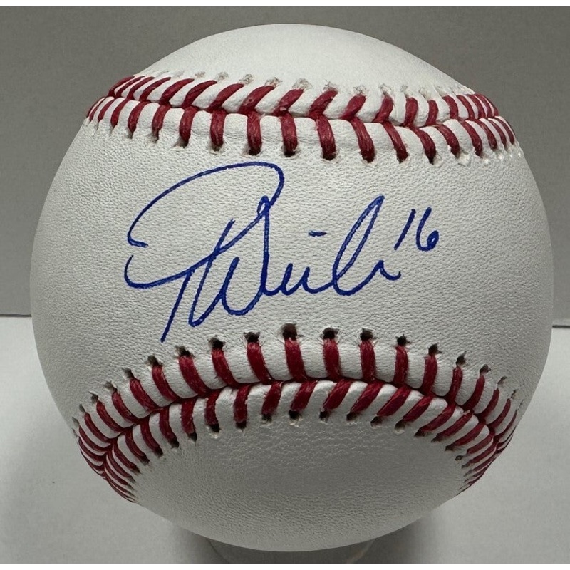 Chicago Cubs Outfielder PATRICK WISDOM Signed Official MLB Baseball AUTO – BAS