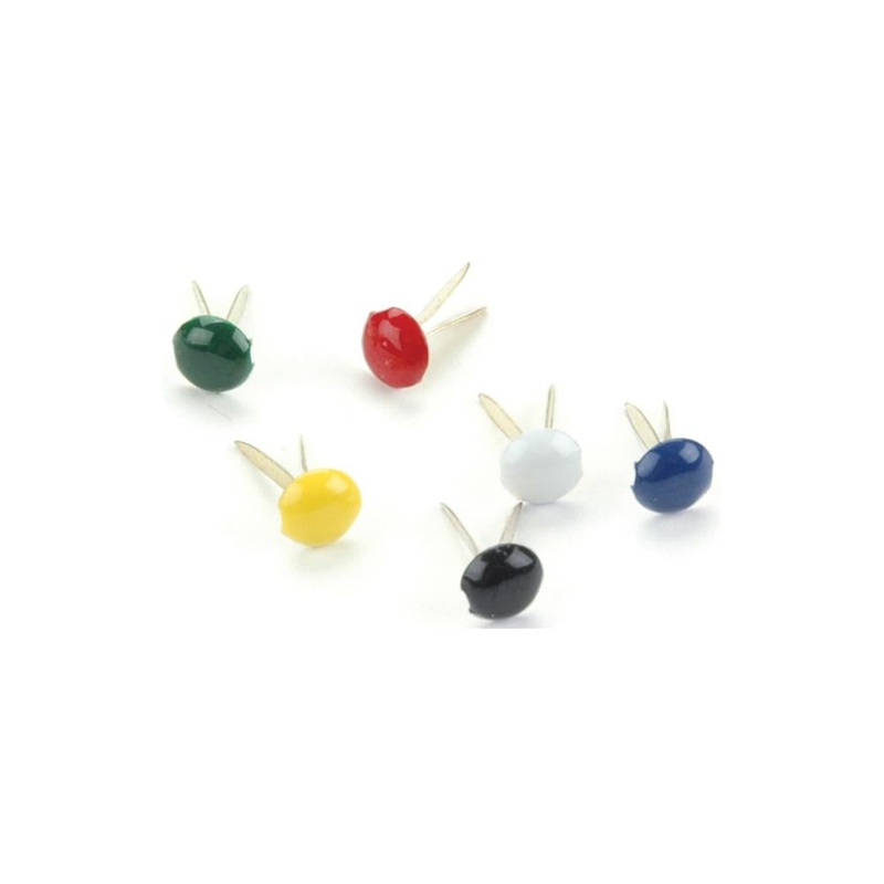 Creative Impressions Mini Metal Paper Fasteners 3mm 100/Pkg Round – Primary
