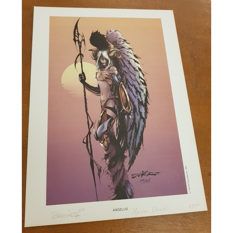 Darkness Angelus –  Joe Benitez Signed Art Print