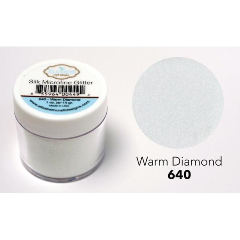 Elizabeth Craft Designs Warm Diamond 1oz. – Silk Microfine Glitter