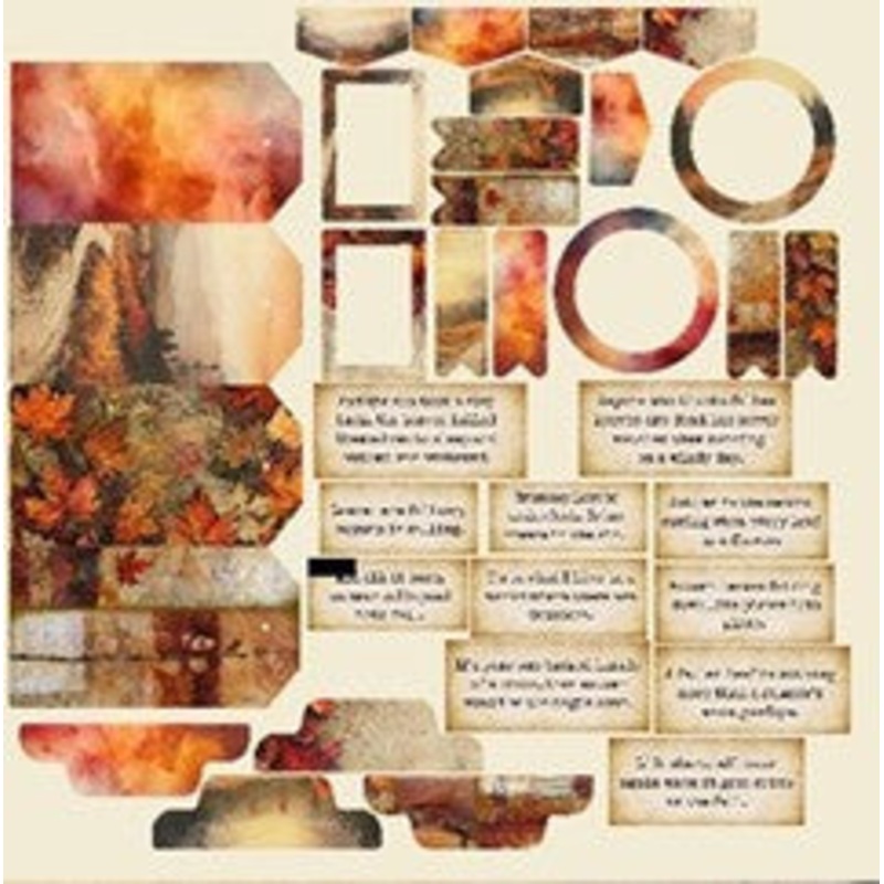 Simply Stated – Autumn Splendor Essentials Ephemera