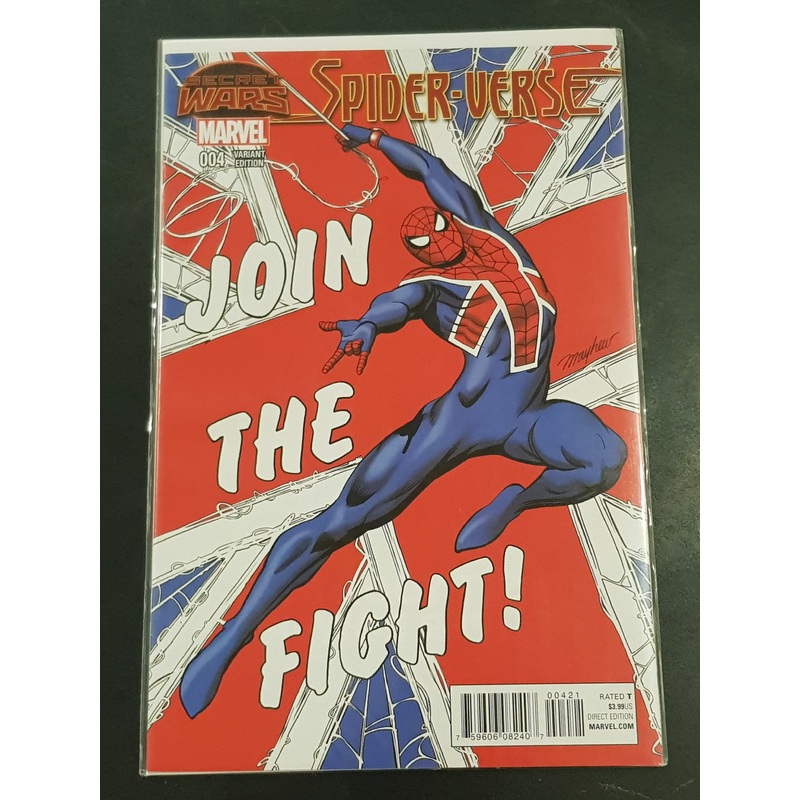 Spider-Verse #4 NM- Mike Mayhew 1/25 Variant