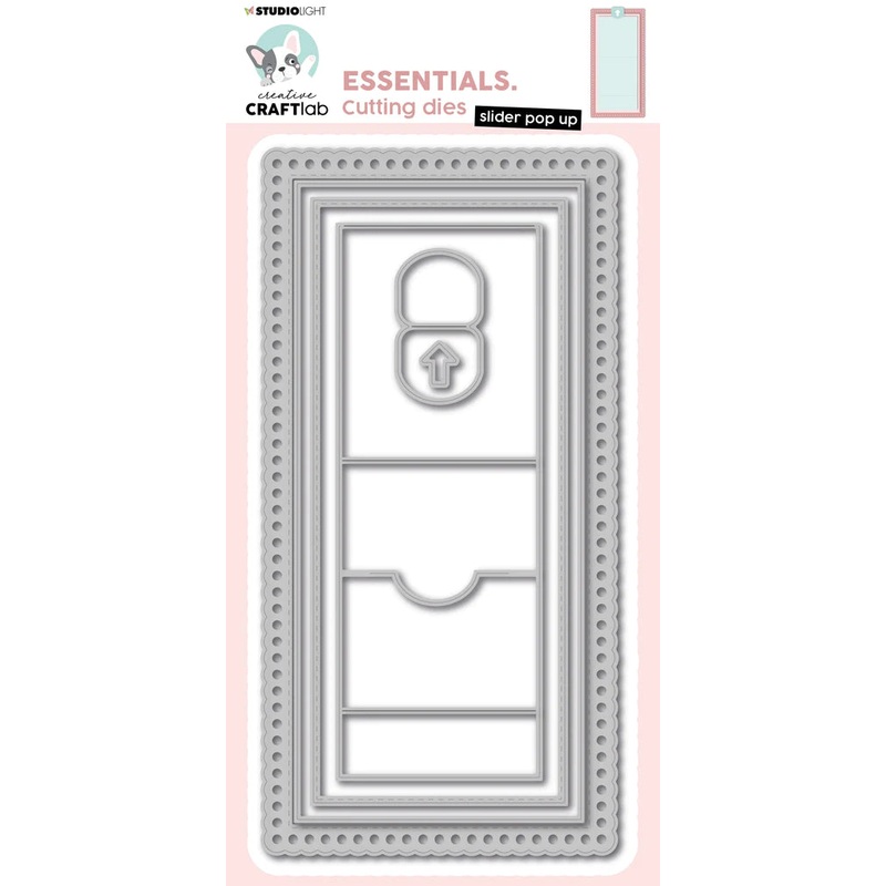 Studio Light Cutting Die Slider Pop Up Essentials 210x105x1mm 5 PC nr.234