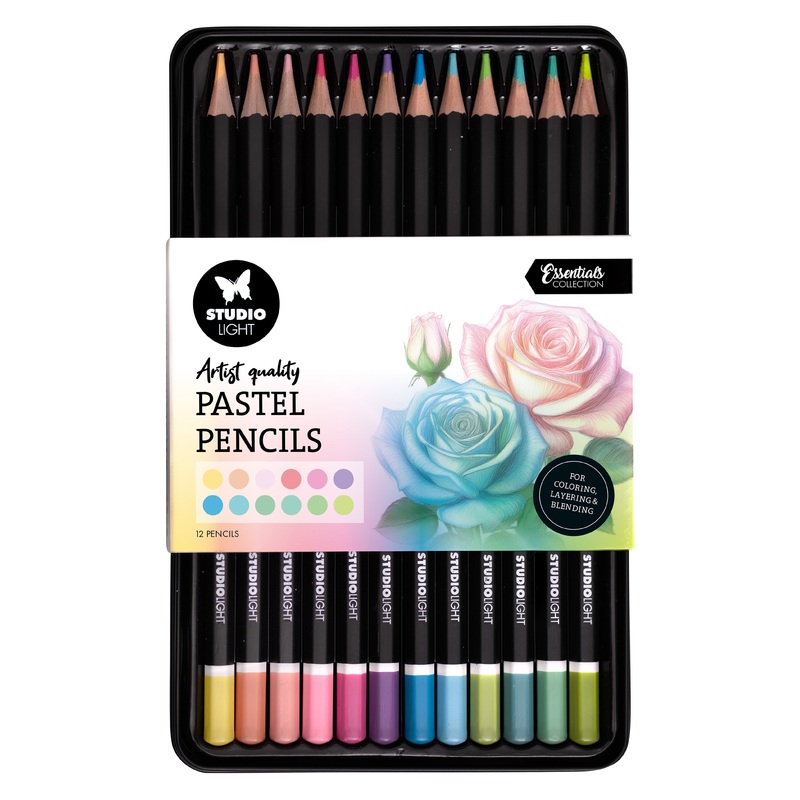Studio Light Essentials Pencils 12 Colours in Pastel Shades