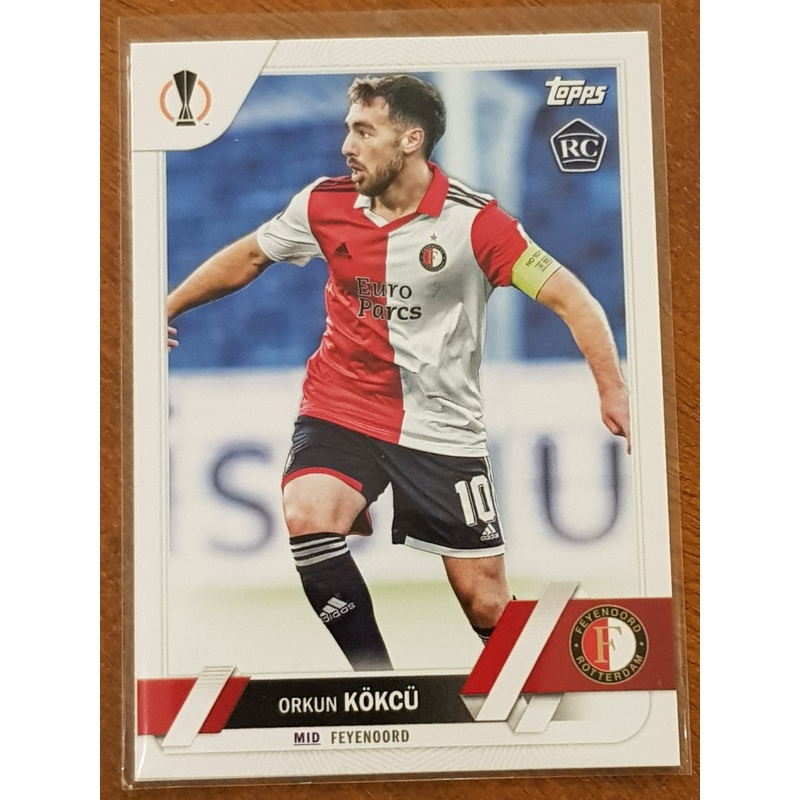 2022-23 Topps UEFA Club Competitions Orkun Kokcu #151 Rookie Card